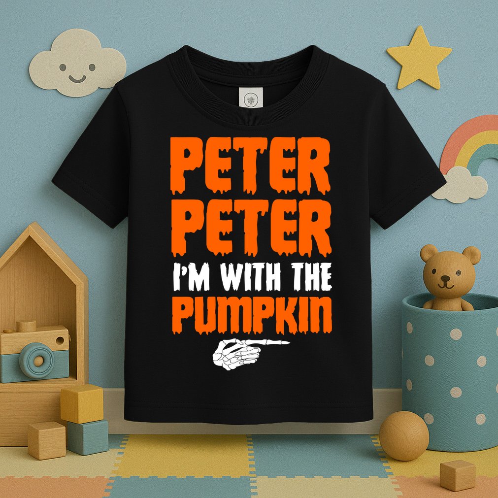 Peter Peter I'm With The Pumpkin Toddler T-Shirt
