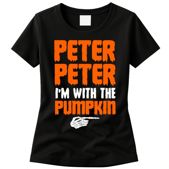 Peter Peter I'm With The Pumpkin Womens T-Shirt