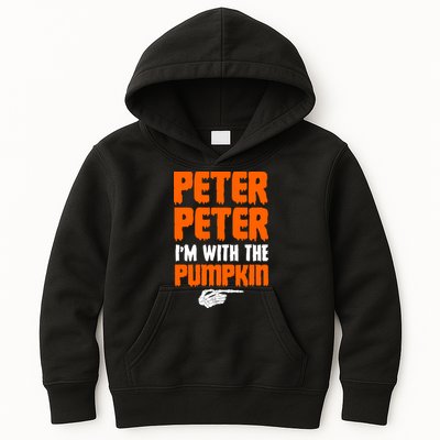 Peter Peter I'm With The Pumpkin Kids Hoodie