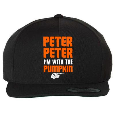 Peter Peter I'm With The Pumpkin Wool Snapback Cap