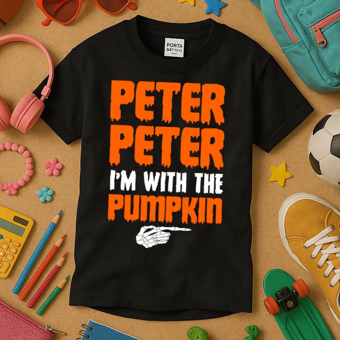 Peter Peter I'm With The Pumpkin Kids T-Shirt