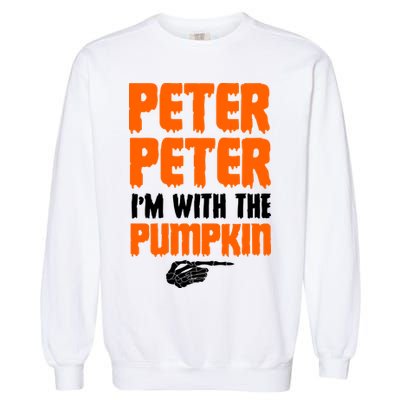Peter Peter I'm With The Pumpkin Garment-Dyed Sweatshirt