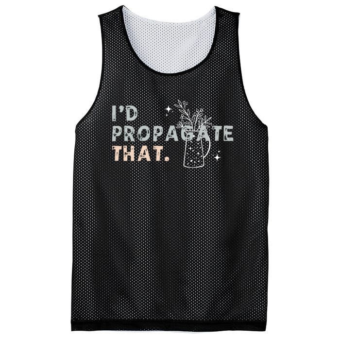 Propagation Propagate ID Propagate That Funny Plant Lover Mesh Reversible Basketball Jersey Tank