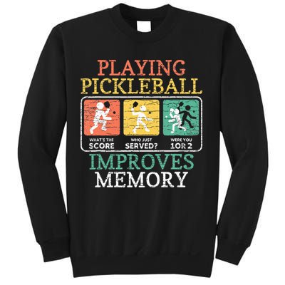 Playing Pickleball Improves Memory Pickleball Sweatshirt