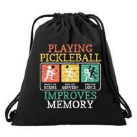 Playing Pickleball Improves Memory Pickleball Drawstring Bag
