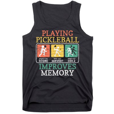 Playing Pickleball Improves Memory Pickleball Tank Top