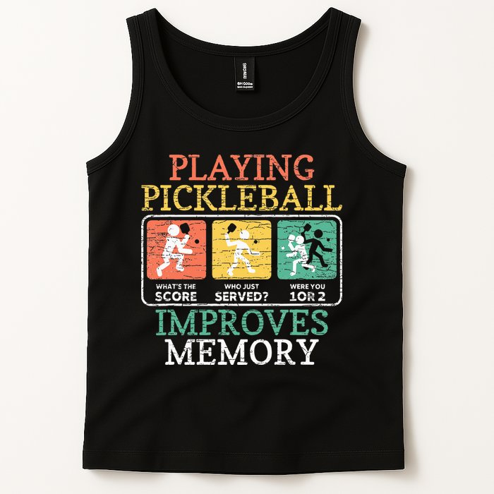 Playing Pickleball Improves Memory Pickleball Tank Top