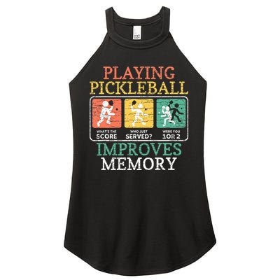 Playing Pickleball Improves Memory Pickleball Women's Perfect Tri Rocker Tank