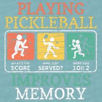Playing Pickleball Improves Memory Pickleball Sueded Cloud Jersey T-Shirt