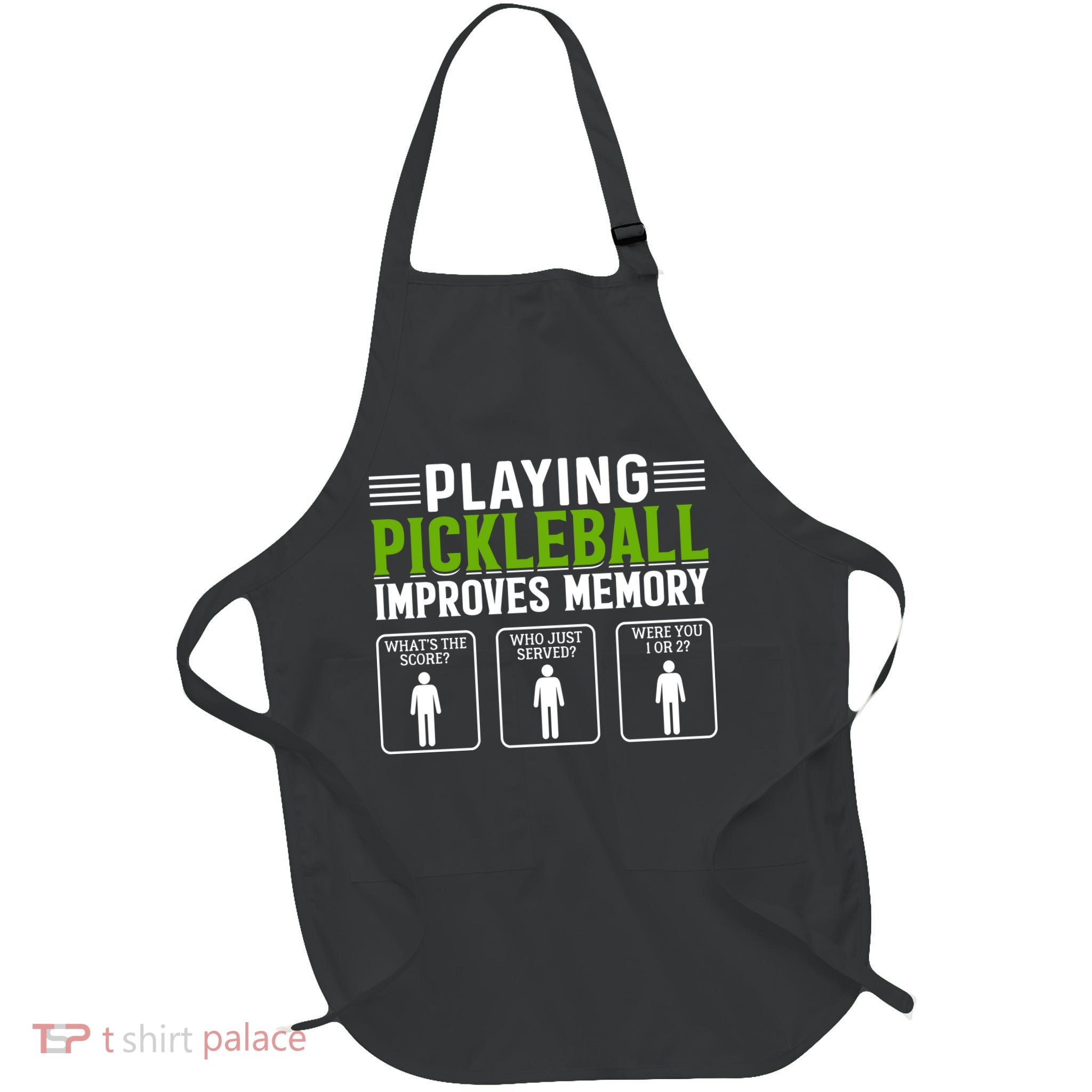 Playing Pickleball Improves Memory Full-Length Apron With Pockets