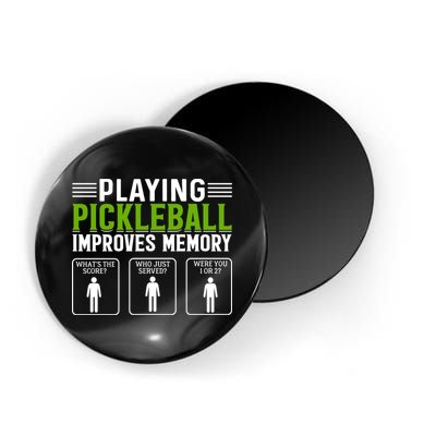 Playing Pickleball Improves Memory Magnet