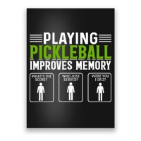 Playing Pickleball Improves Memory Poster