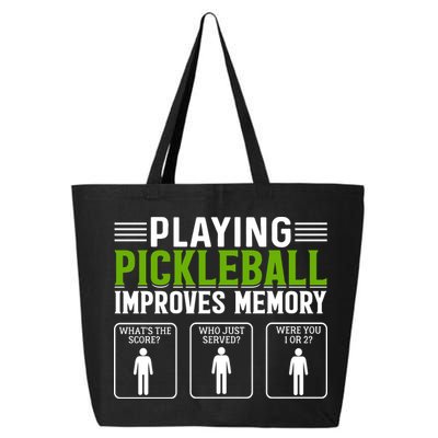 Playing Pickleball Improves Memory 25L Jumbo Tote