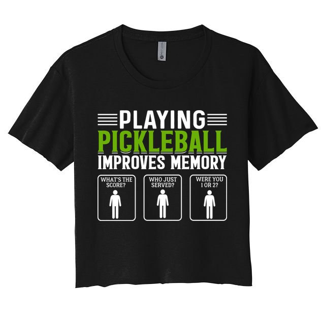 Playing Pickleball Improves Memory Crop Top
