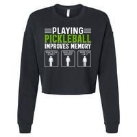 Playing Pickleball Improves Memory Cropped Pullover Crew