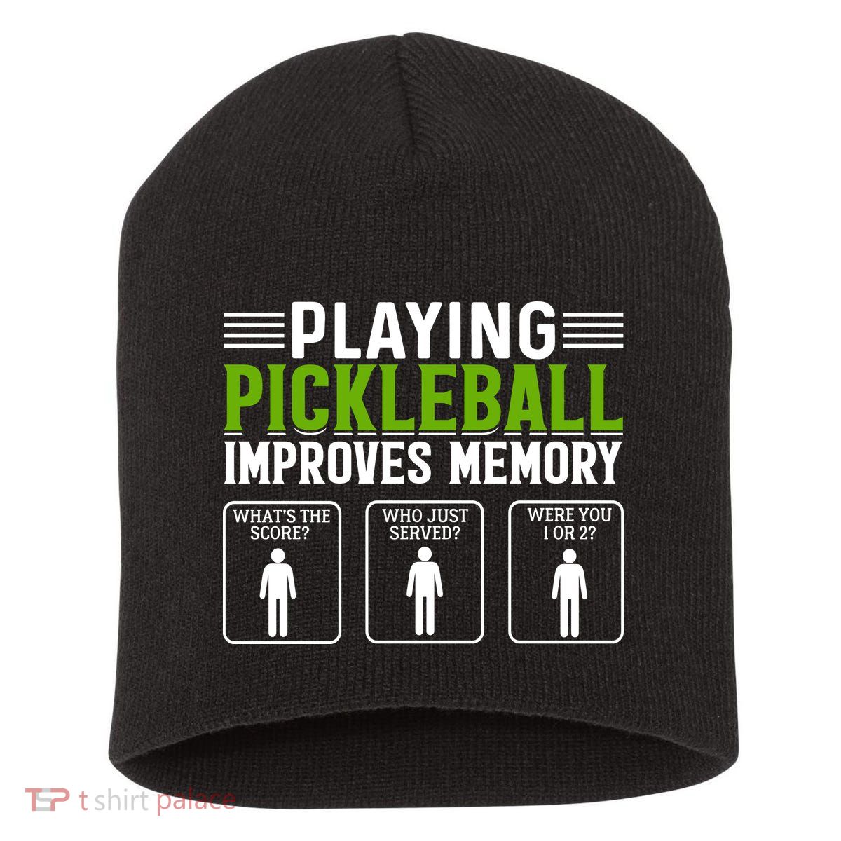 Playing Pickleball Improves Memory Short Acrylic Beanie