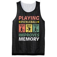 Playing Pickleball Improves Memory Pickleball Vintage Mesh Reversible Basketball Jersey Tank