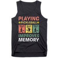 Playing Pickleball Improves Memory Pickleball Vintage Tank Top