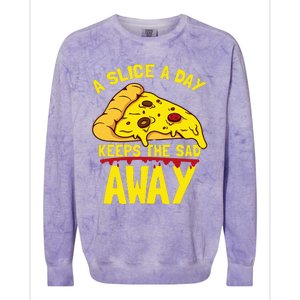 Pizza Colorblast Crewneck Sweatshirt