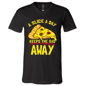 Pizza V-Neck T-Shirt