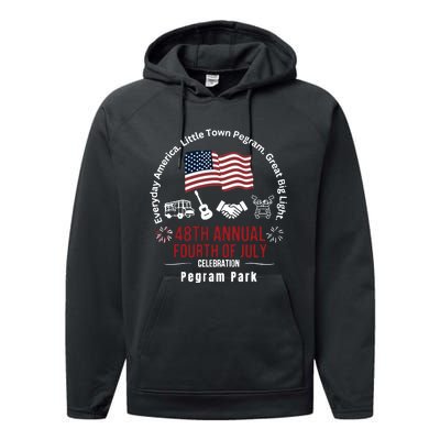 Pegram Park Independence Day Performance Fleece Hoodie