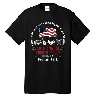 Pegram Park Independence Day Tall T-Shirt