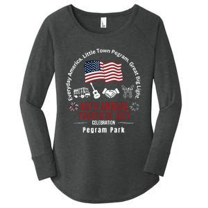 Pegram Park Independence Day Women's Perfect Tri Tunic Long Sleeve Shirt