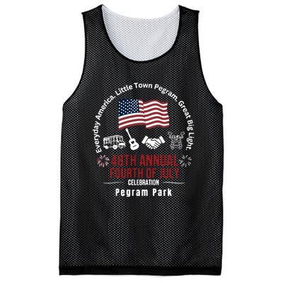 Pegram Park Independence Day Mesh Reversible Basketball Jersey Tank