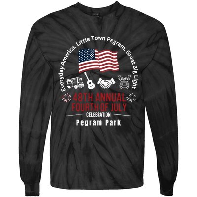 Pegram Park Independence Day Tie-Dye Long Sleeve Shirt