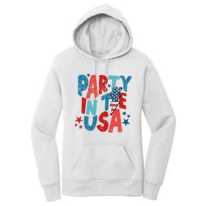 Pink Party In The Usa 4th Of July Mom And Girl Baby Women's Pullover Hoodie