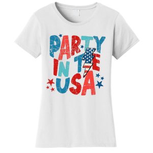 Pink Party In The Usa 4th Of July Mom And Girl Baby Women's T-Shirt