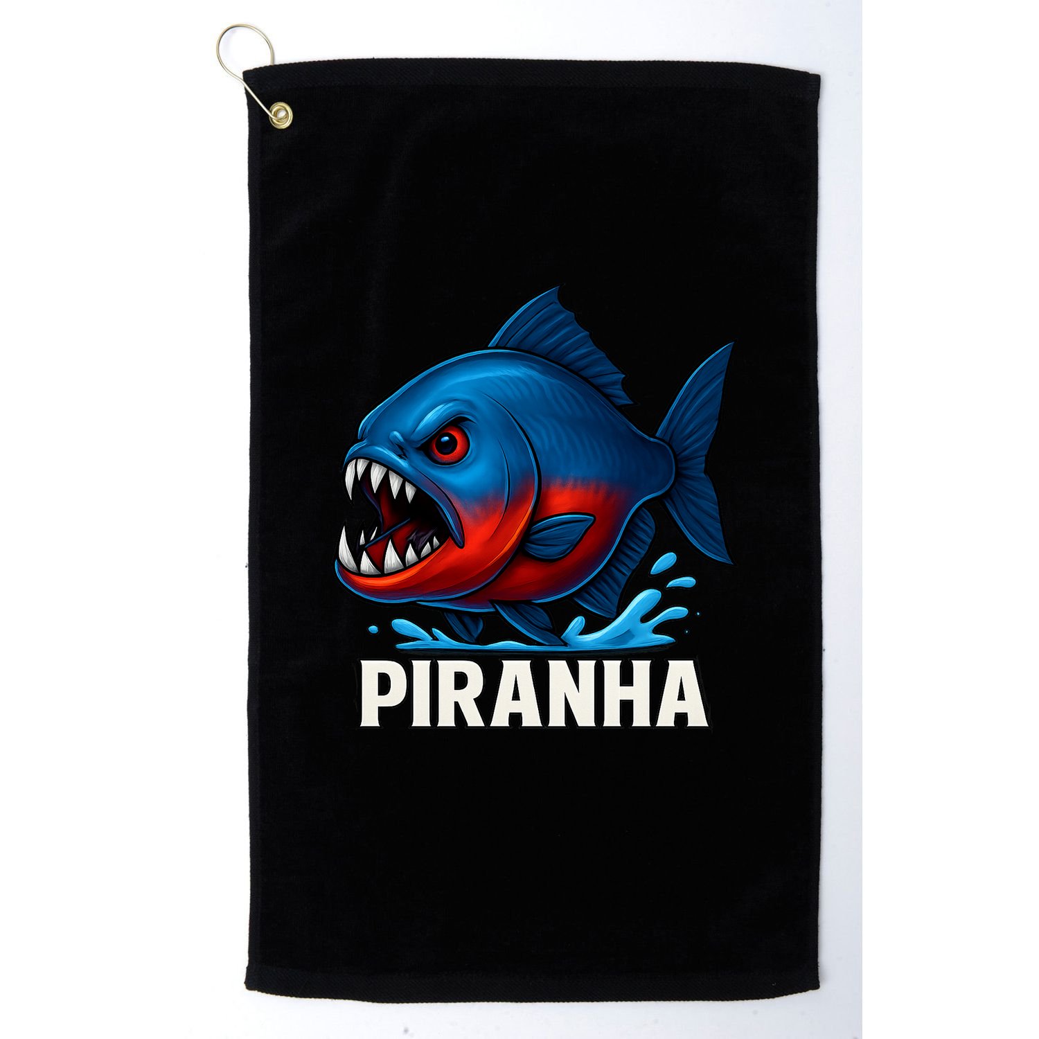 Piranha Golf Towel