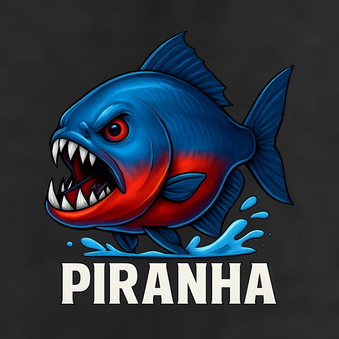 Piranha Golf Towel