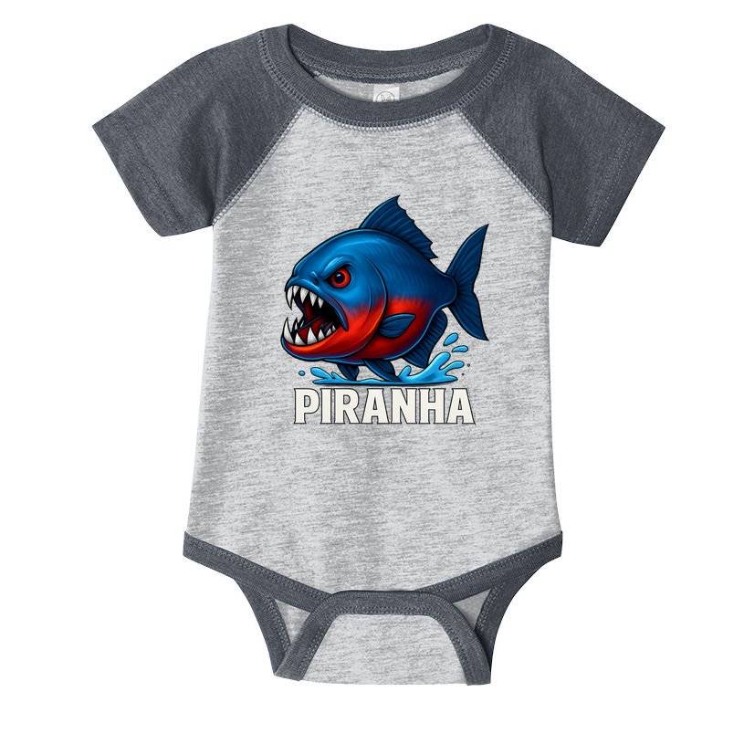 Piranha Infant Baby Jersey Bodysuit
