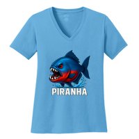 Piranha Women's V-Neck T-Shirt