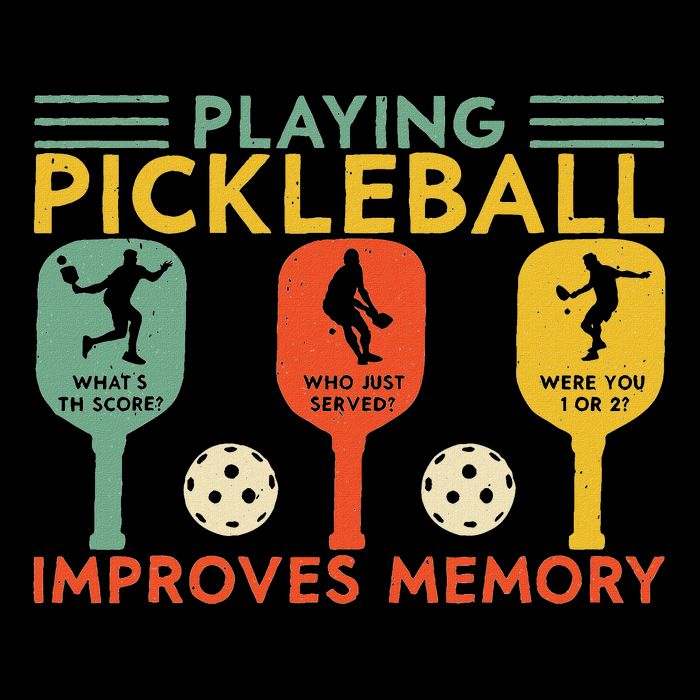 Playing Pickleball Improves Memory Funny Pickleball Player Mousepad