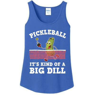 Pickleball Paddleball It's Kind Of A Big Dill Funny Gift Ladies Essential Tank