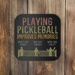 Playing Pickleball Improves Memory Pickleball Retirement Coaster