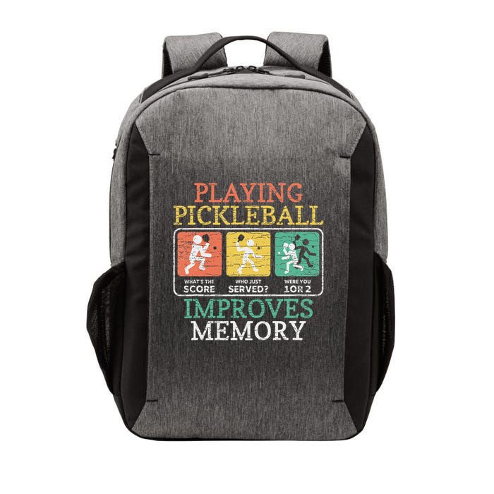 Playing Pickleball Improves Memory Pickleball Vector Backpack