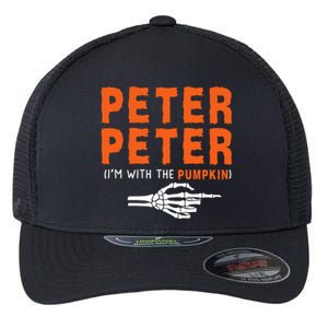 Peter Peter IM With The Pumpkin Jackolantern Pumpkin Halloween Costume Couple Flexfit Unipanel Trucker Cap