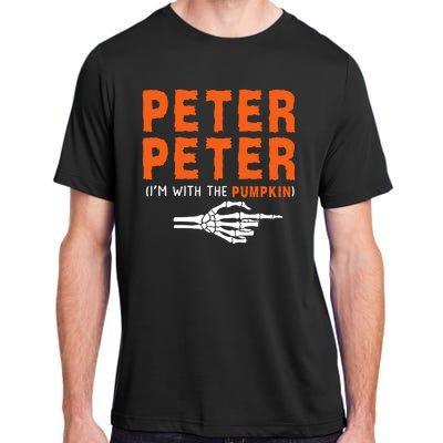 Peter Peter IM With The Pumpkin Jackolantern Pumpkin Halloween Costume Couple Adult ChromaSoft Performance T-Shirt