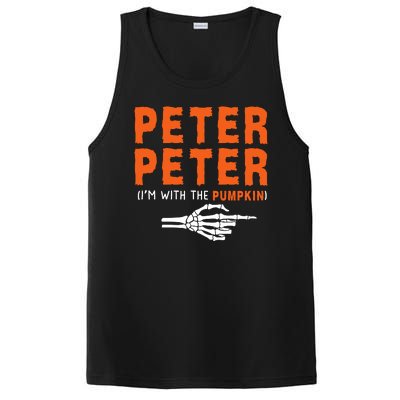 Peter Peter IM With The Pumpkin Jackolantern Pumpkin Halloween Costume Couple PosiCharge Competitor Tank