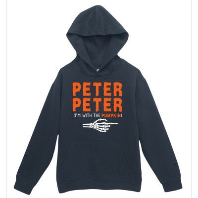 Peter Peter IM With The Pumpkin Jackolantern Pumpkin Halloween Costume Couple Urban Pullover Hoodie