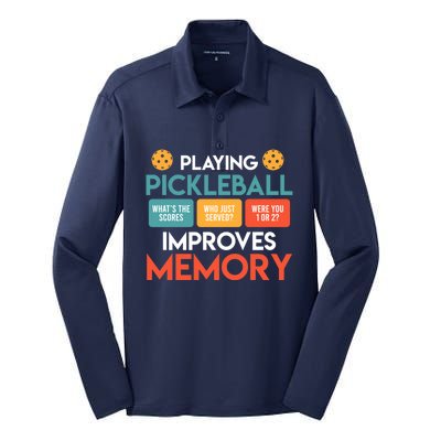 Playing Pickleball Improves Memory Pickleball Silk Touch Performance Long Sleeve Polo