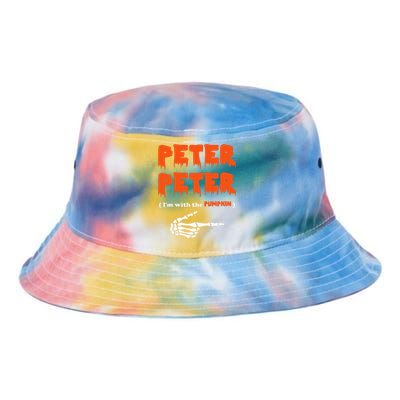 Peter Peter IM With The Pumpkin Halloween Costume Tie Dye Newport Bucket Hat