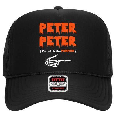 Peter Peter IM With The Pumpkin Halloween Costume High Crown Mesh Back Trucker Hat