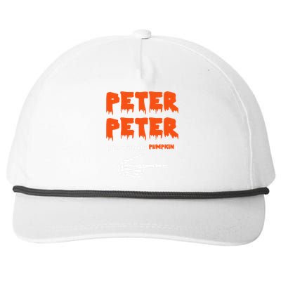 Peter Peter IM With The Pumpkin Halloween Costume Snapback Five-Panel Rope Hat