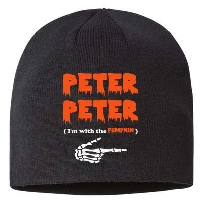 Peter Peter IM With The Pumpkin Halloween Costume Sustainable Beanie