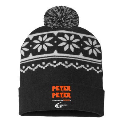 Peter Peter IM With The Pumpkin Halloween Costume USA-Made Snowflake Beanie