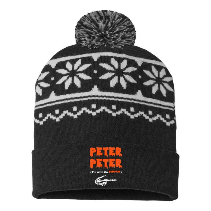 Peter Peter IM With The Pumpkin Halloween Costume USA-Made Snowflake Beanie